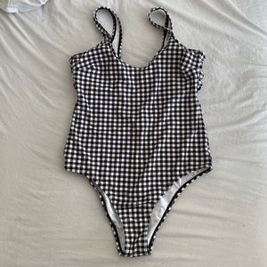 Large Wallflower one piece swimsuit